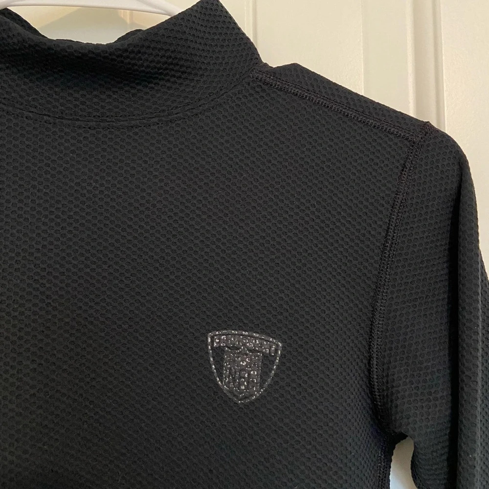 NFL women’s black compression turtleneck‎ active long sleeve shirt — small - Picture 2 of 5